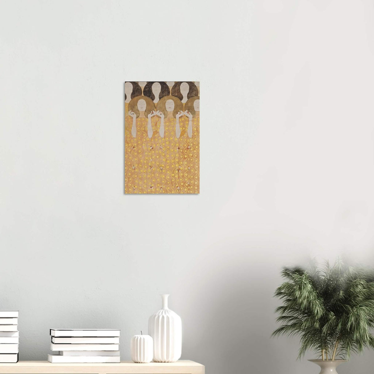 Beethoven's Frieze by Gustav Klimt - Wood Prints - 30x45 cm / 12x18″ - 20 mm