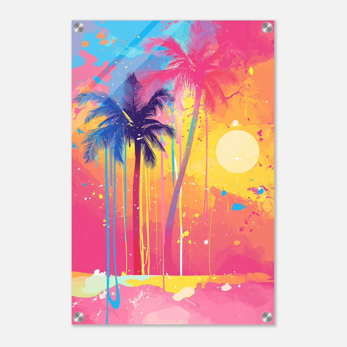 Da Vinci Abstract Art Wall art print - Brushed Aluminum Print - 60x90 cm / 24x36″ -