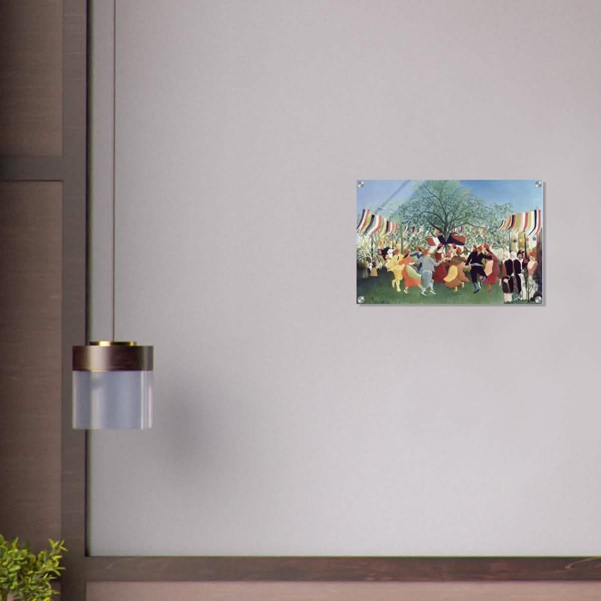 A Centennial of Independence by Henri Rousseau | Naïve Vintage art print - Acrylic Print - 40x60 cm / 16x24″ -