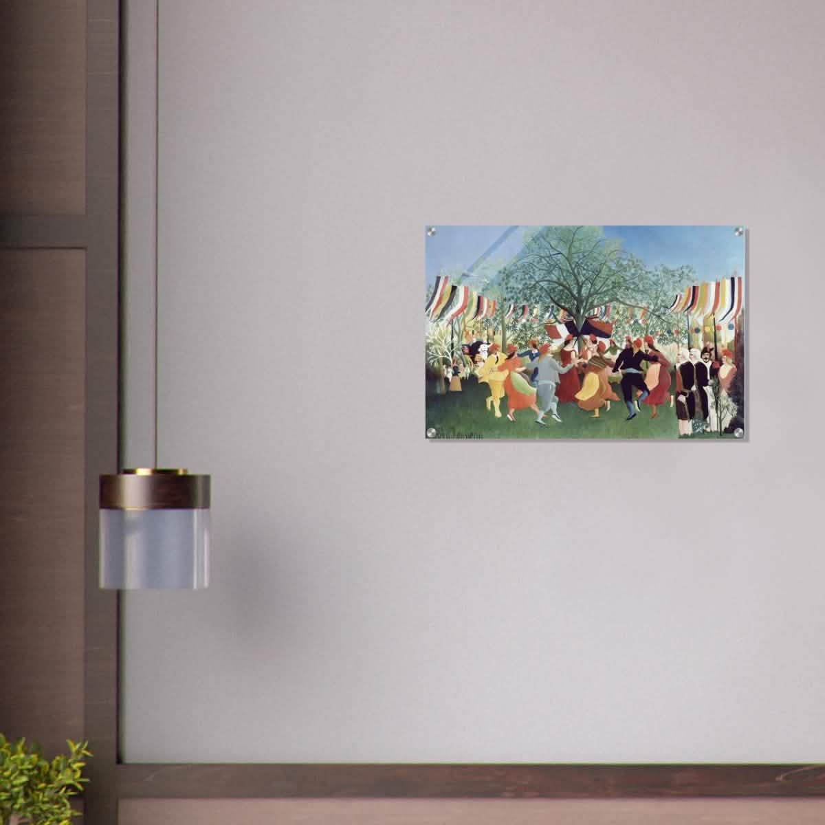 A Centennial of Independence by Henri Rousseau | Naïve Vintage art print - Acrylic Print - 50x75 cm / 20x30″ -