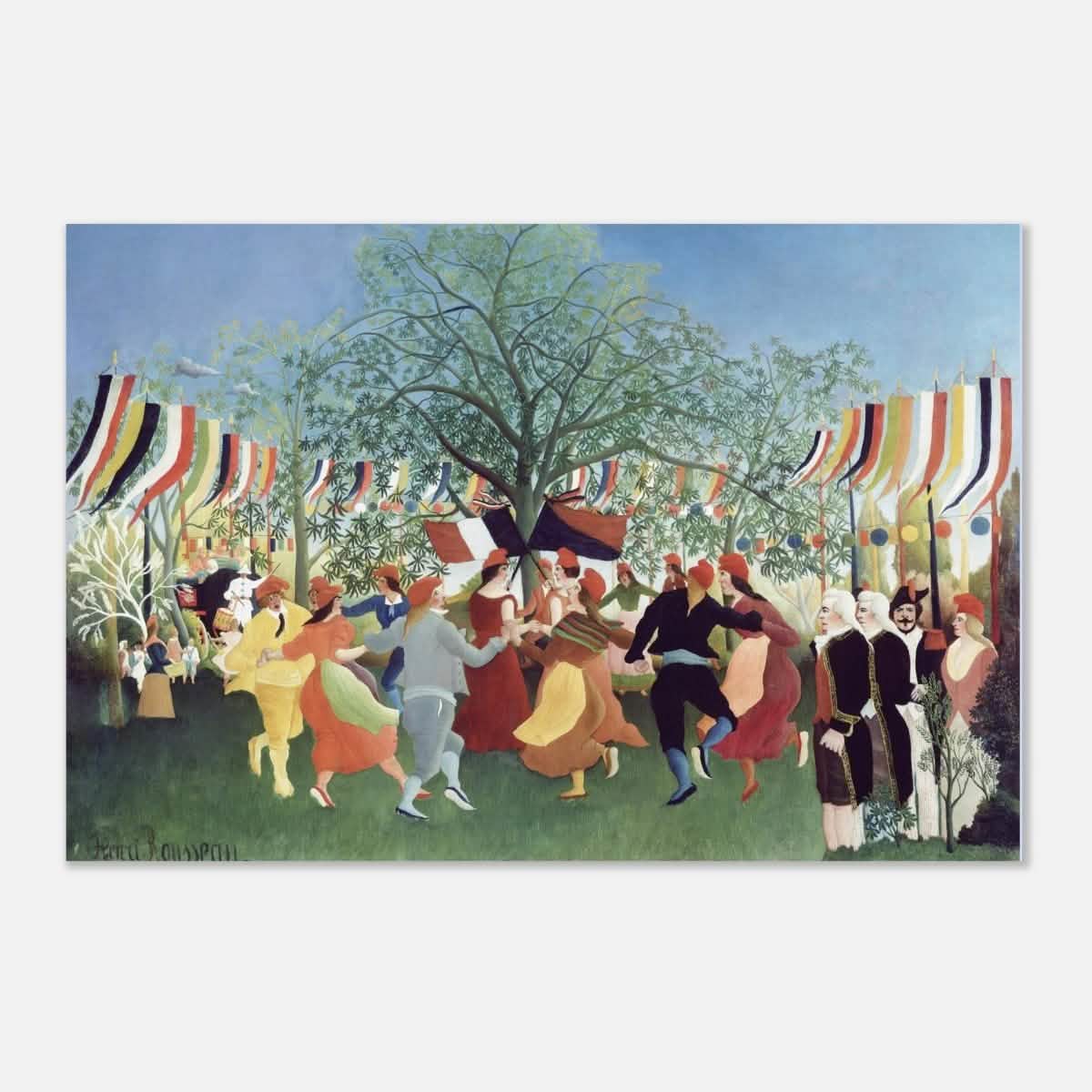 A Centennial of Independence by Henri Rousseau | Naïve Vintage art print - Aluminum Print - 60x90 cm / 24x36″ -