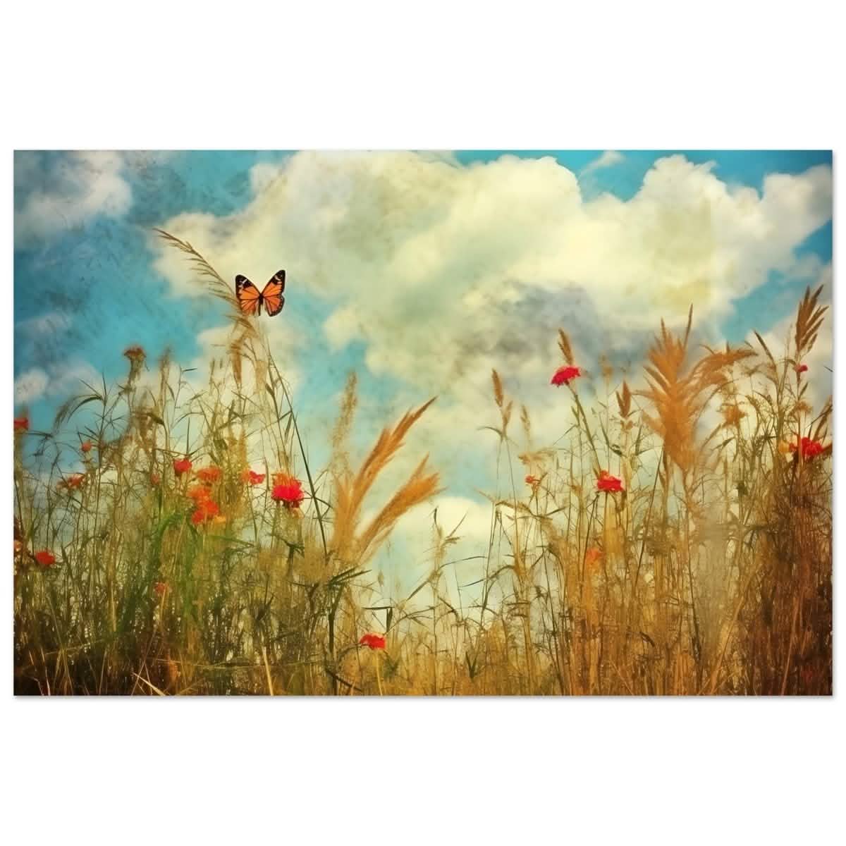 A Dance in the Wild | Contemporary Nature wall art Print - Aluminum Print - 30x45 cm / 12x18″ -