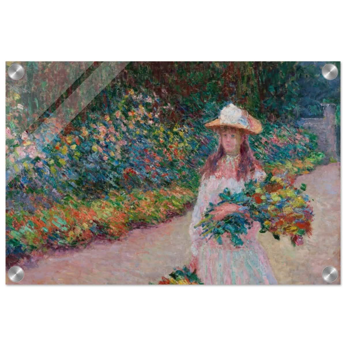 A Girl in the Garden | Vintage Art Wall art print - Acrylic Print - 30x45 cm / 12x18″ -