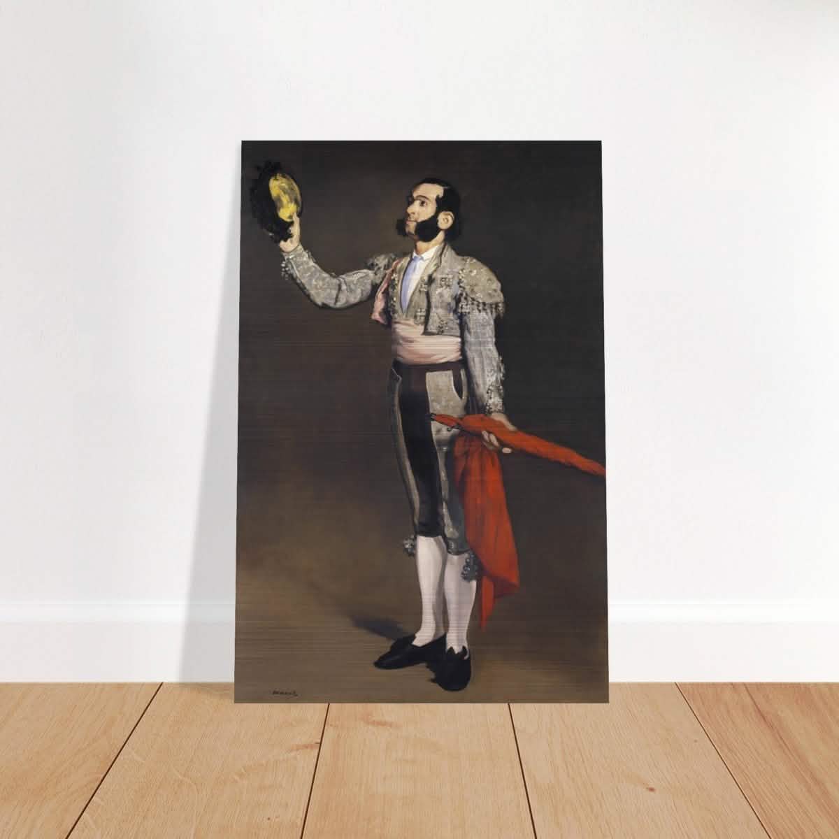 A Matador by Edouard Manet (1866–67) | Vintage wall art print - Brushed Aluminum Print - 40x60 cm / 16x24″ -