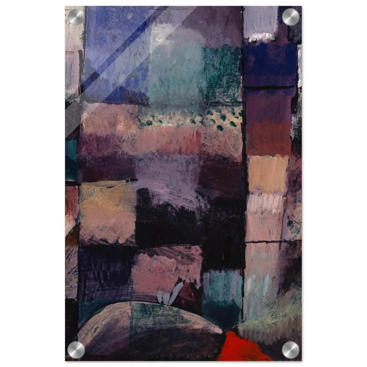 About a motif from Hammamet (1914) by Paul Klee | Vintage wall art print - Acrylic Print - 30x45 cm / 12x18″ -