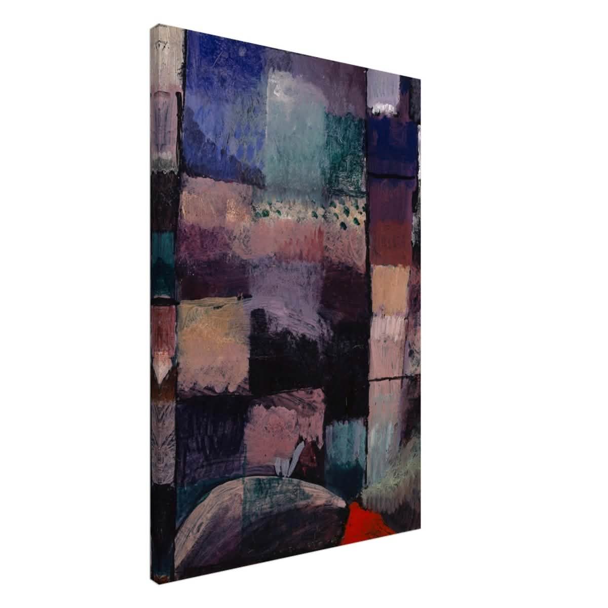 About a motif from Hammamet (1914) by Paul Klee | Vintage wall art print - Canvas - 60x90 cm / 24x36″ -