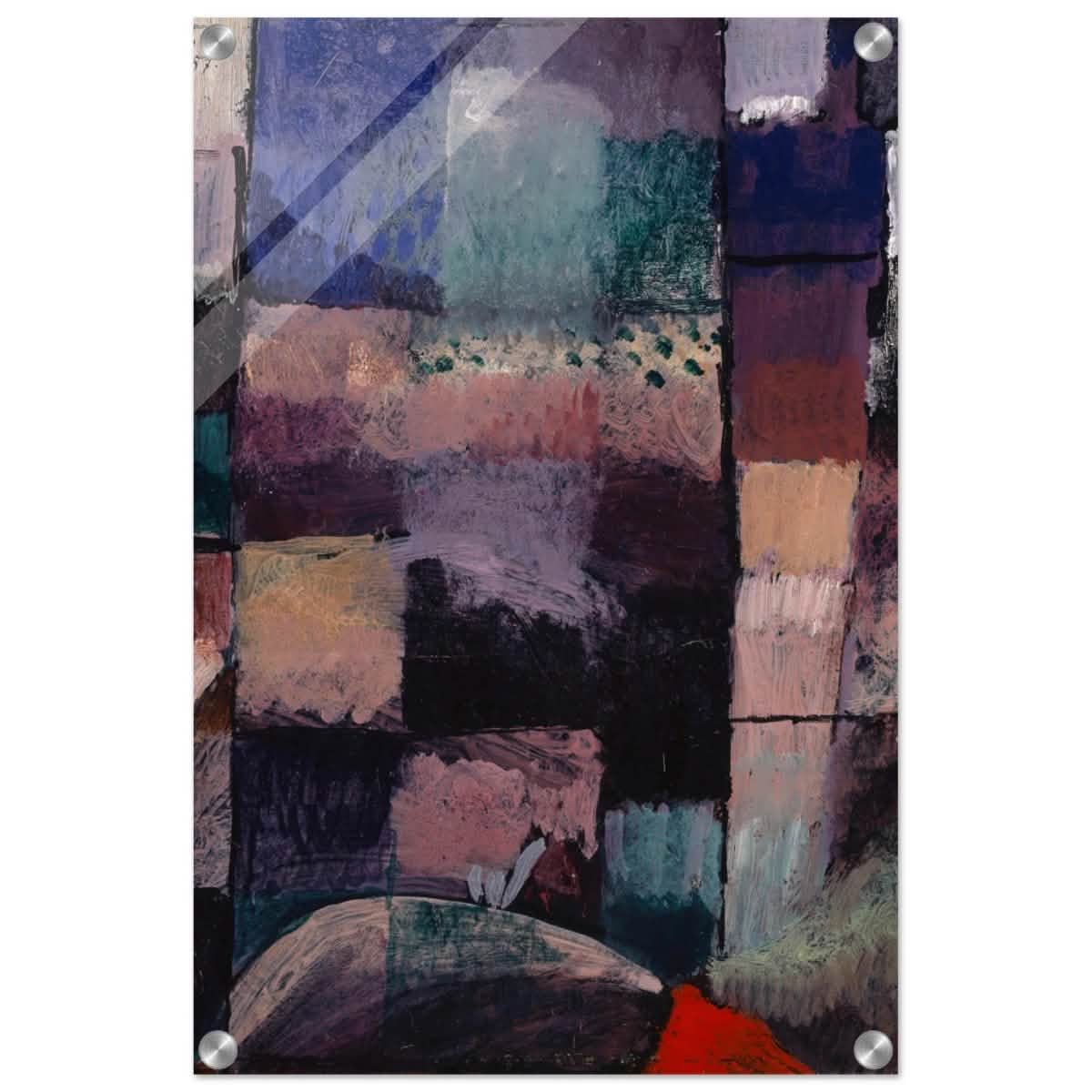 About a motif from Hammamet (1914) by Paul Klee | Vintage wall art print - Acrylic Print - 40x60 cm / 16x24″ -