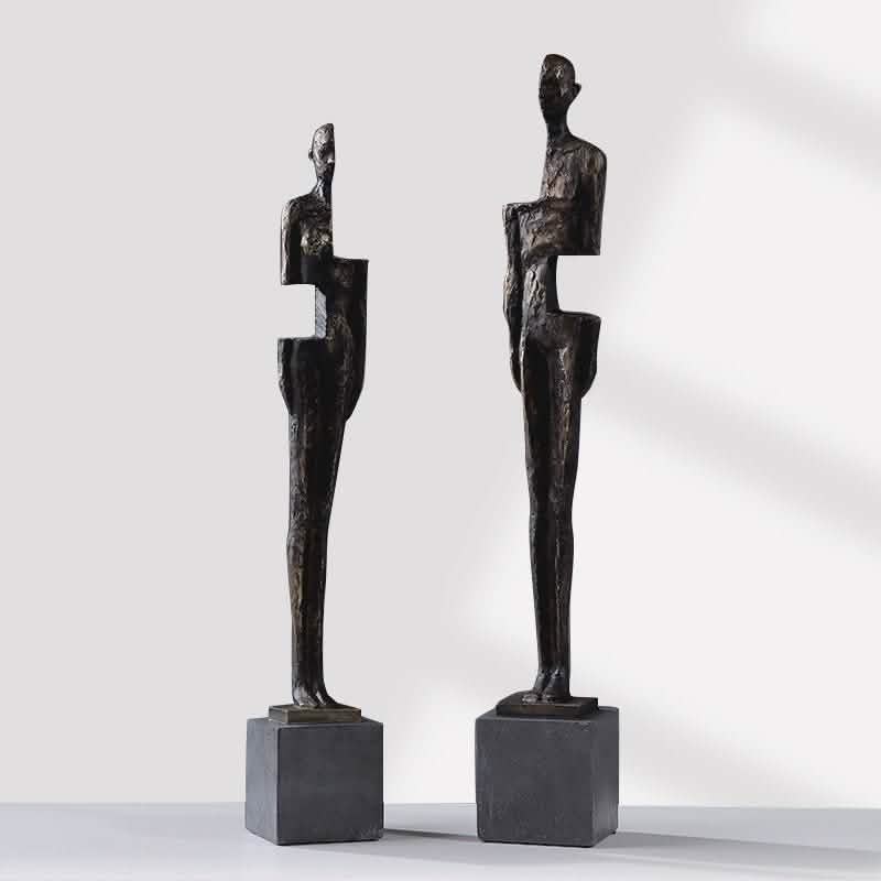 Abstract Decoration Creative Body Sculpture Living Room Entrance TV Cabinet Office Home Resin Decorations - Type D - Set -