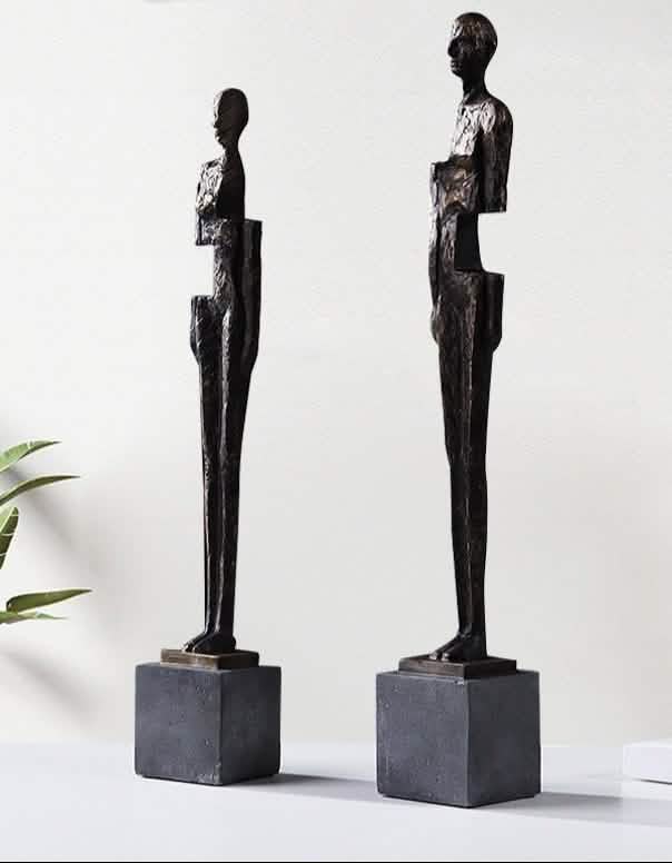 Abstract Decoration Creative Body Sculpture Living Room Entrance TV Cabinet Office Home Resin Decorations - Type A -