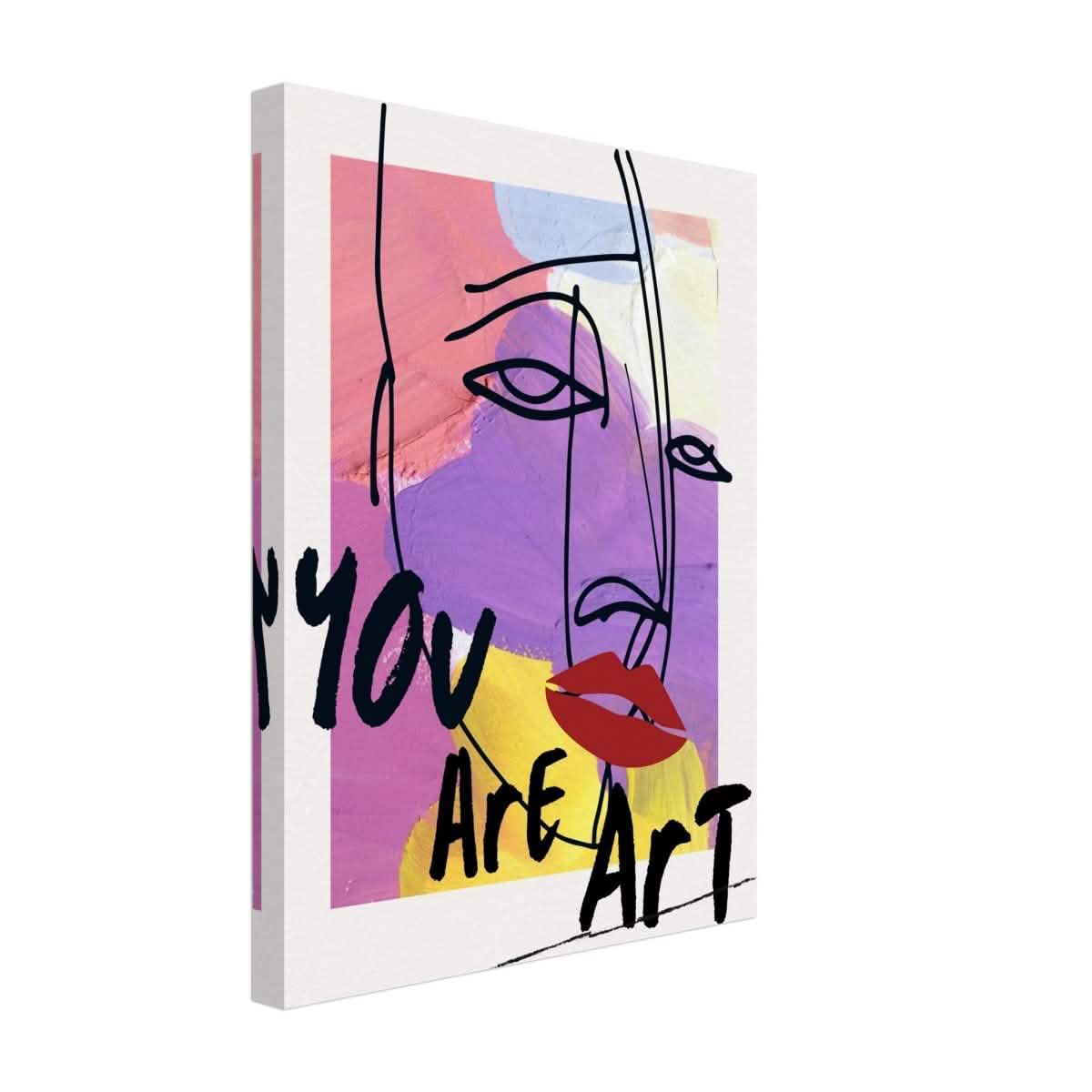 Abstract Expression: You Are Art | Wall art Print - 30x40 cm / 12x16″ - Canvas -