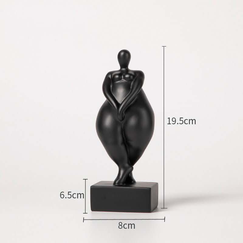 Abstract Female Body Sculpture Set – Modern Minimalist Resin Figurines for Home, Office & Artistic Interior Décor - D -