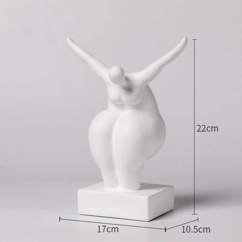 Abstract Female Body Sculpture Set – Modern Minimalist Resin Figurines for Home, Office & Artistic Interior Décor - K -