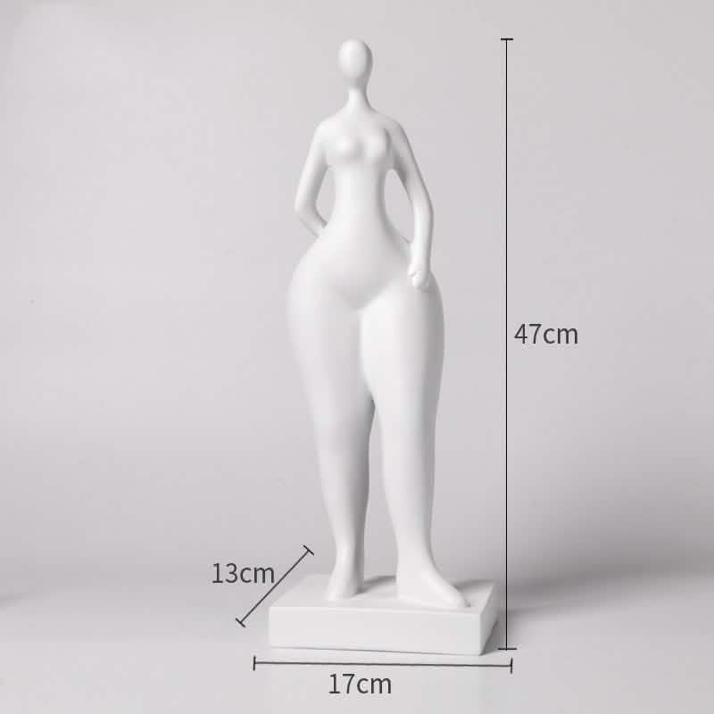 Abstract Female Body Sculpture Set – Modern Minimalist Resin Figurines for Home, Office & Artistic Interior Décor - T -