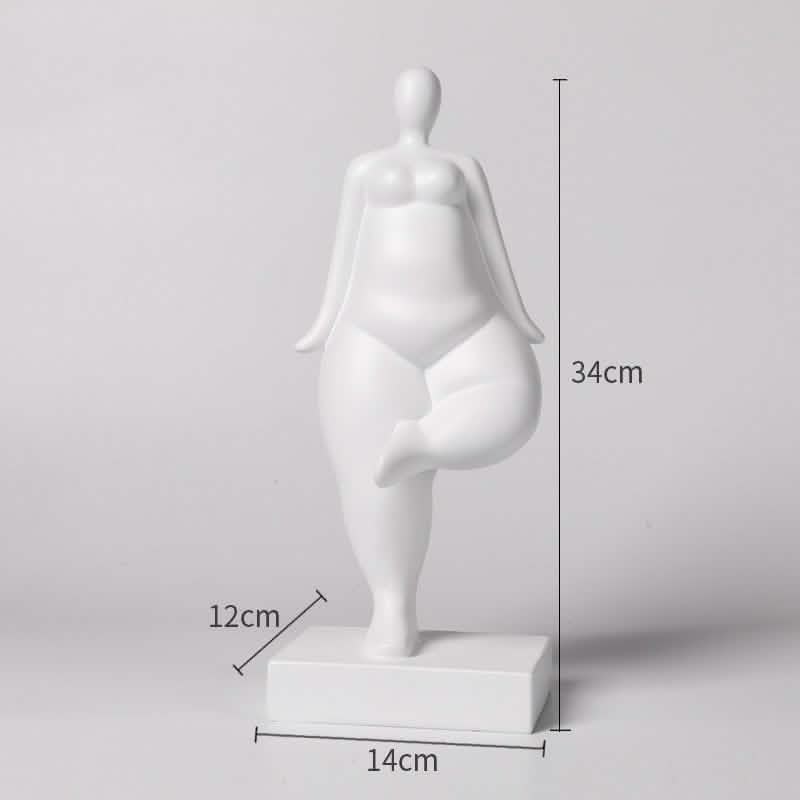 Abstract Female Body Sculpture Set – Modern Minimalist Resin Figurines for Home, Office & Artistic Interior Décor - R -