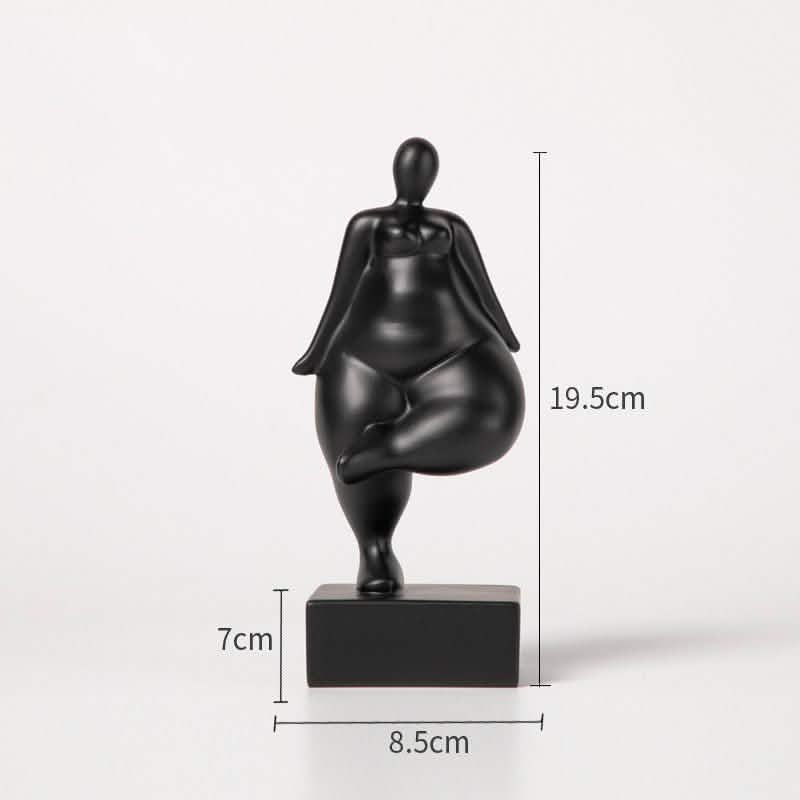 Abstract Female Body Sculpture Set – Modern Minimalist Resin Figurines for Home, Office & Artistic Interior Décor - C -