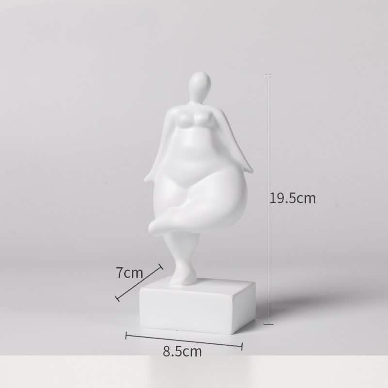 Abstract Female Body Sculpture Set – Modern Minimalist Resin Figurines for Home, Office & Artistic Interior Décor - M -