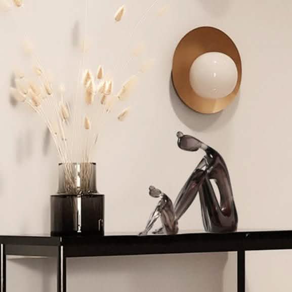 Abstract Resin Yoga Girl Sculptures – Modern Meditative Home Décor - Large -