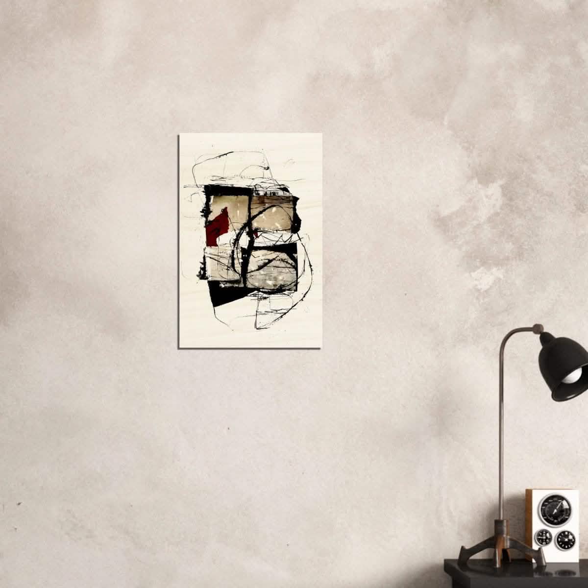 Abstract Wall art by Kitty Sabatier - Wood Prints - 40x60 cm / 16x24″ - 10 mm