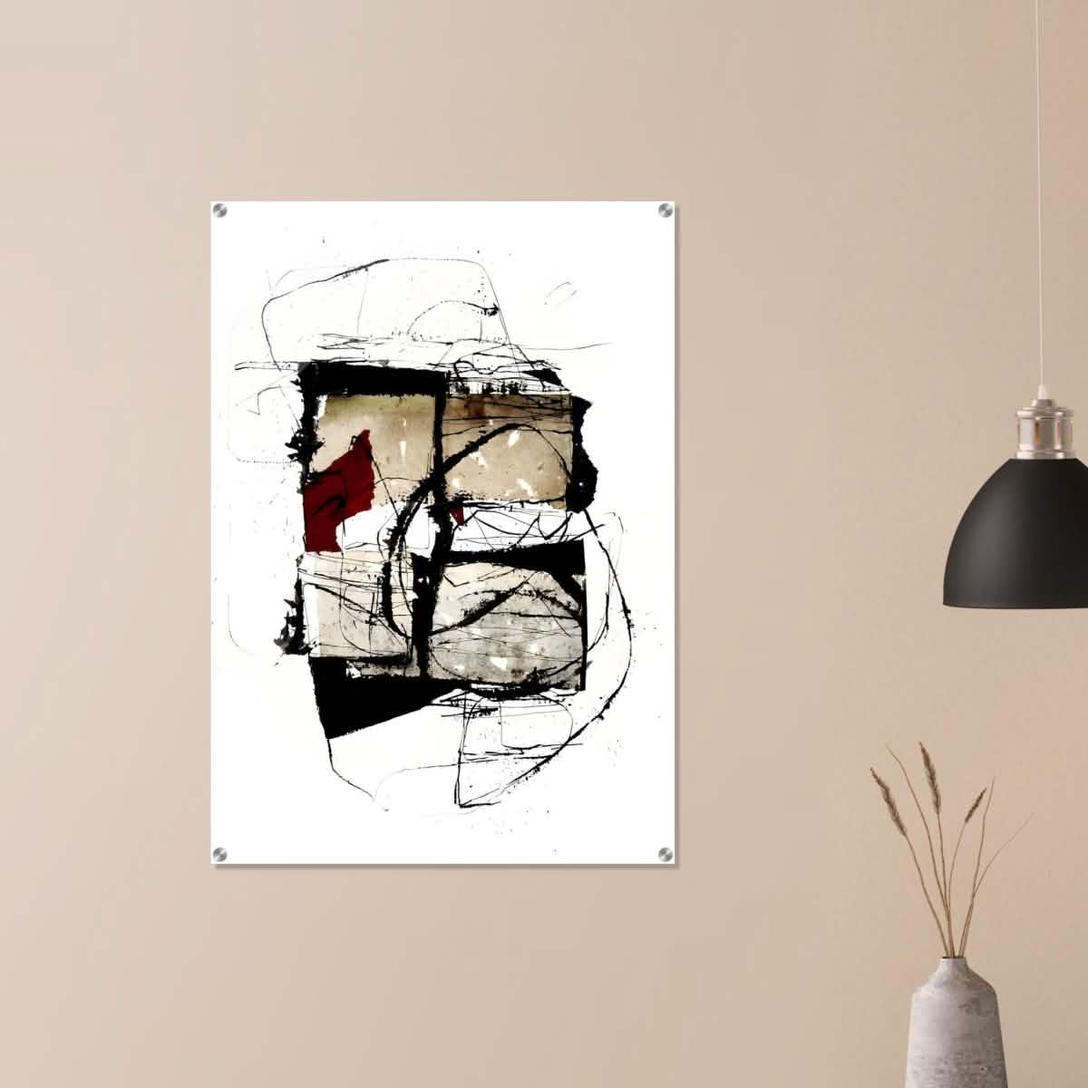 Abstract Wall art by Kitty Sabatier - Acrylic Print - 70x100 cm / 28x40″ -