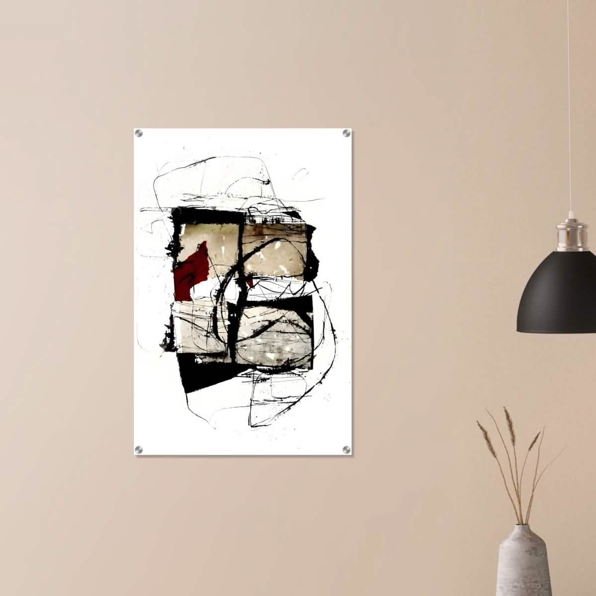 Abstract Wall art by Kitty Sabatier - Acrylic Print - 60x90 cm / 24x36″ -