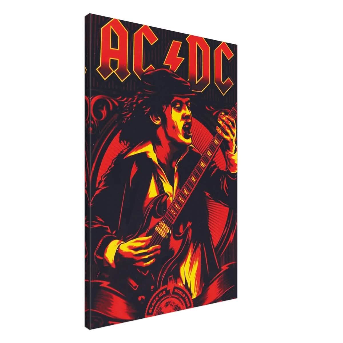 AC/DC – Black Ice World Tour Tribute Artwork - 60x90 cm / 24x36″ - Canvas -