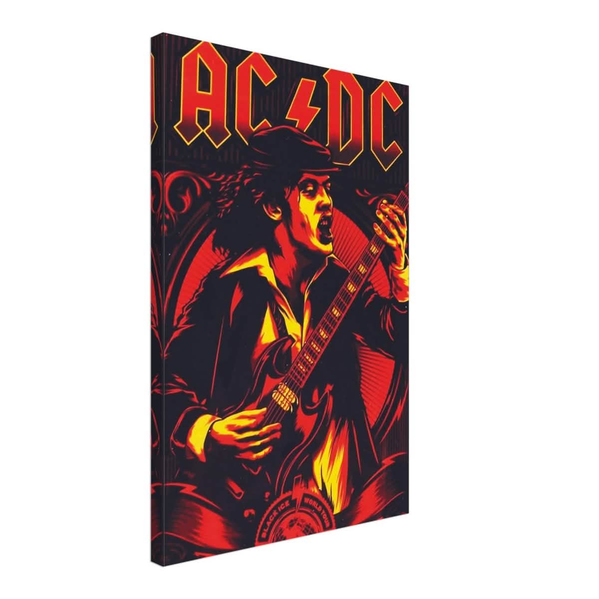 AC/DC – Black Ice World Tour Tribute Artwork - 40x60 cm / 16x24″ - Canvas -