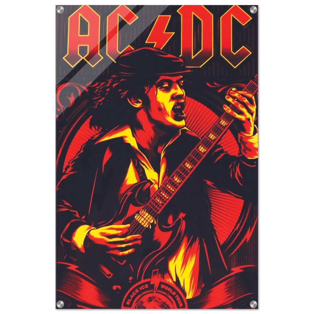 AC/DC – Black Ice World Tour Tribute Artwork - 60x90 cm / 24x36″ - Acrylic Print -