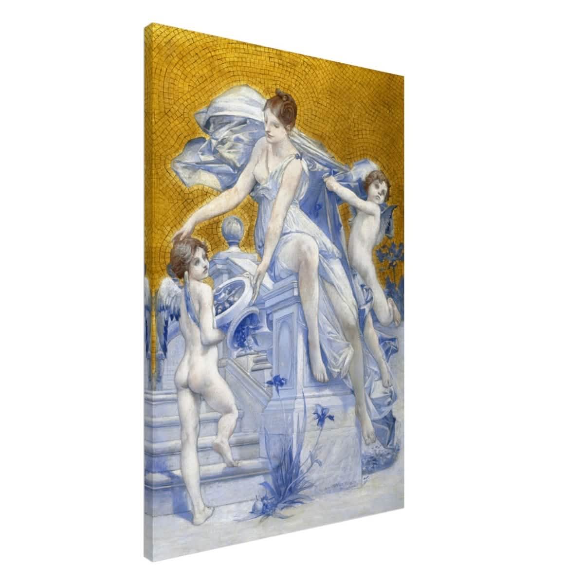 Allegorie De La Fortune by Luc - Olivier Merson | Vintage wall art print - Canvas - 60x90 cm / 24x36″ -