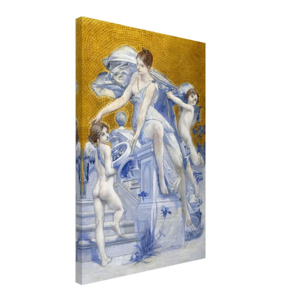 Allegorie De La Fortune by Luc - Olivier Merson | Vintage wall art print - Canvas - 40x60 cm / 16x24″ -