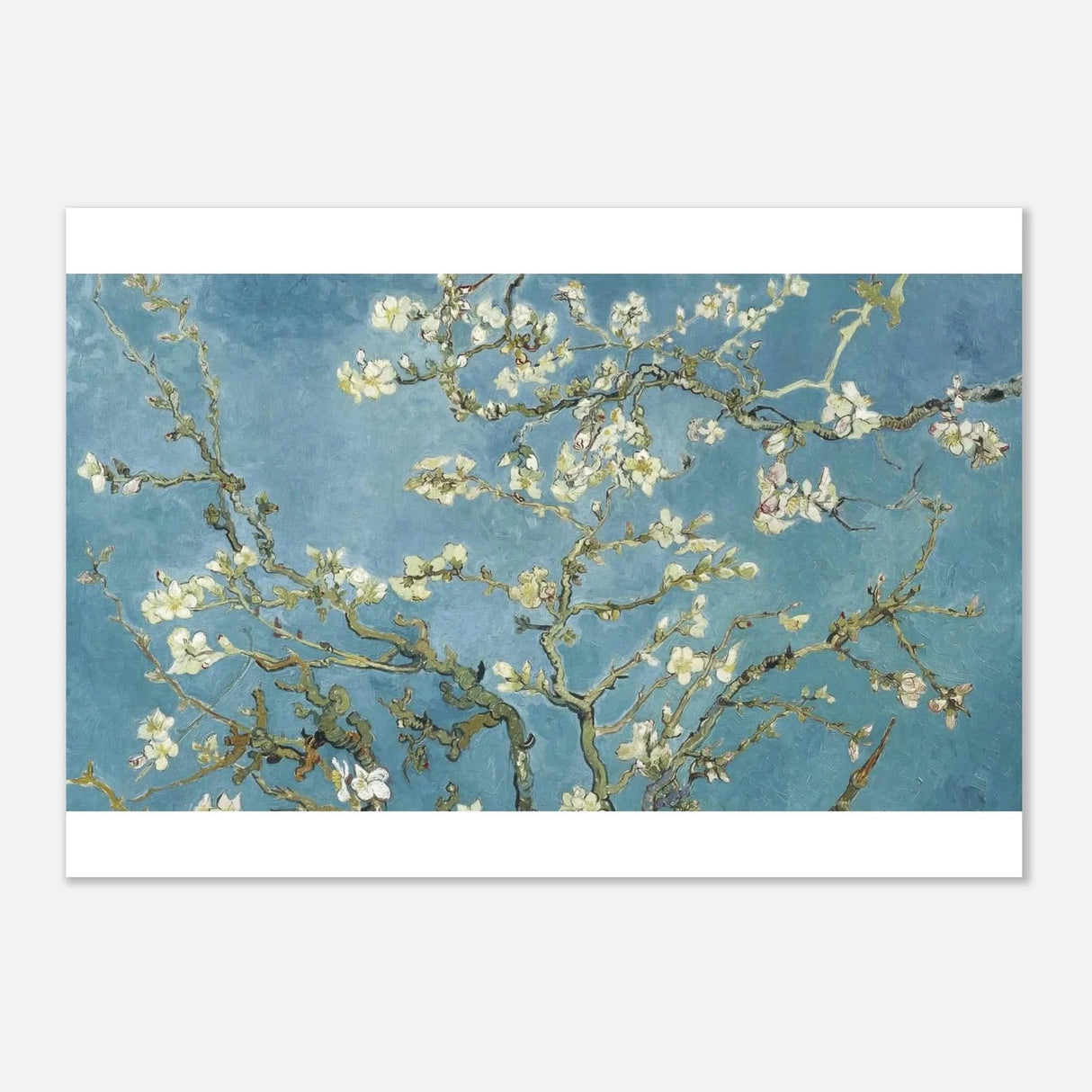 Almond Blossom Serenity – Van Gogh Inspired Wall Art Print - Aluminum Print - 70x100 cm / 28x40″ -