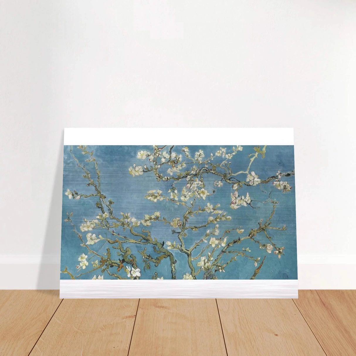 Almond Blossom Serenity – Van Gogh Inspired Wall Art Print - Brushed Aluminum Print - 50x70 cm / 20x28″ -