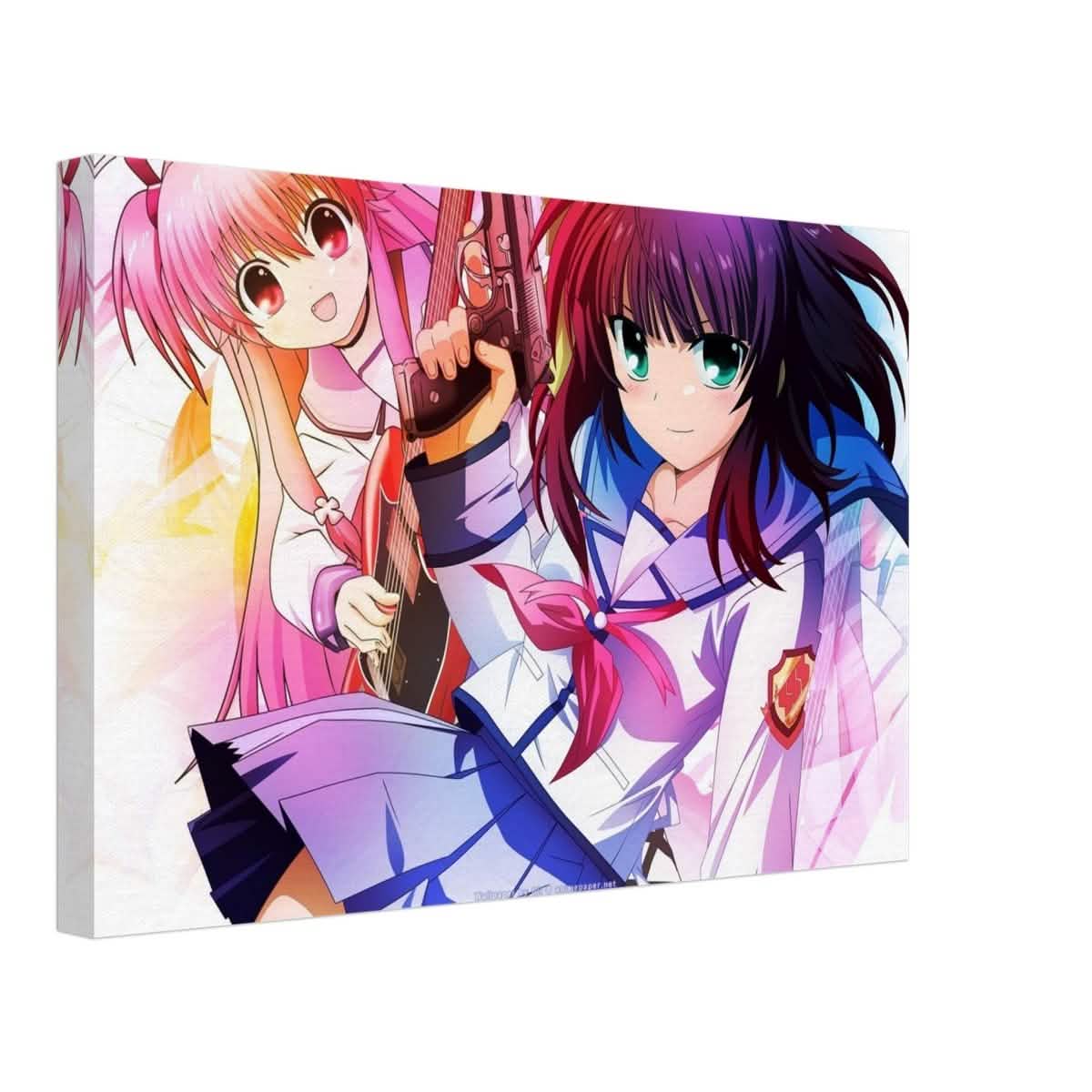 Angel Beats! Dynamic Duo - 30x45 cm / 12x18″ - Canvas -