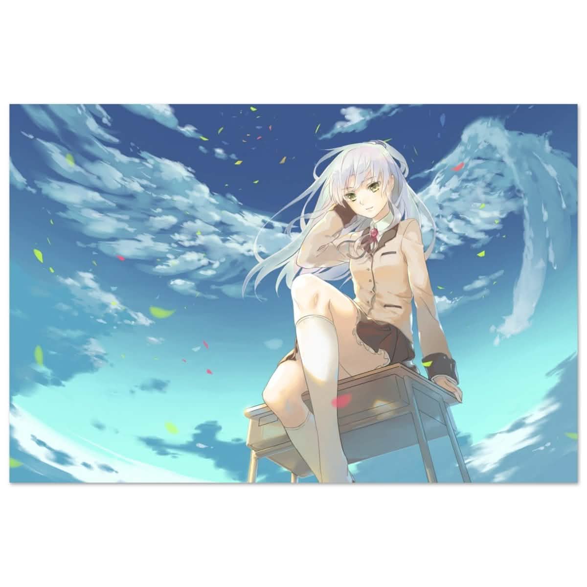 Angel Beats! Skybound Serenity | Wall art Print - 50x75 cm / 20x30″ - Aluminum Print -