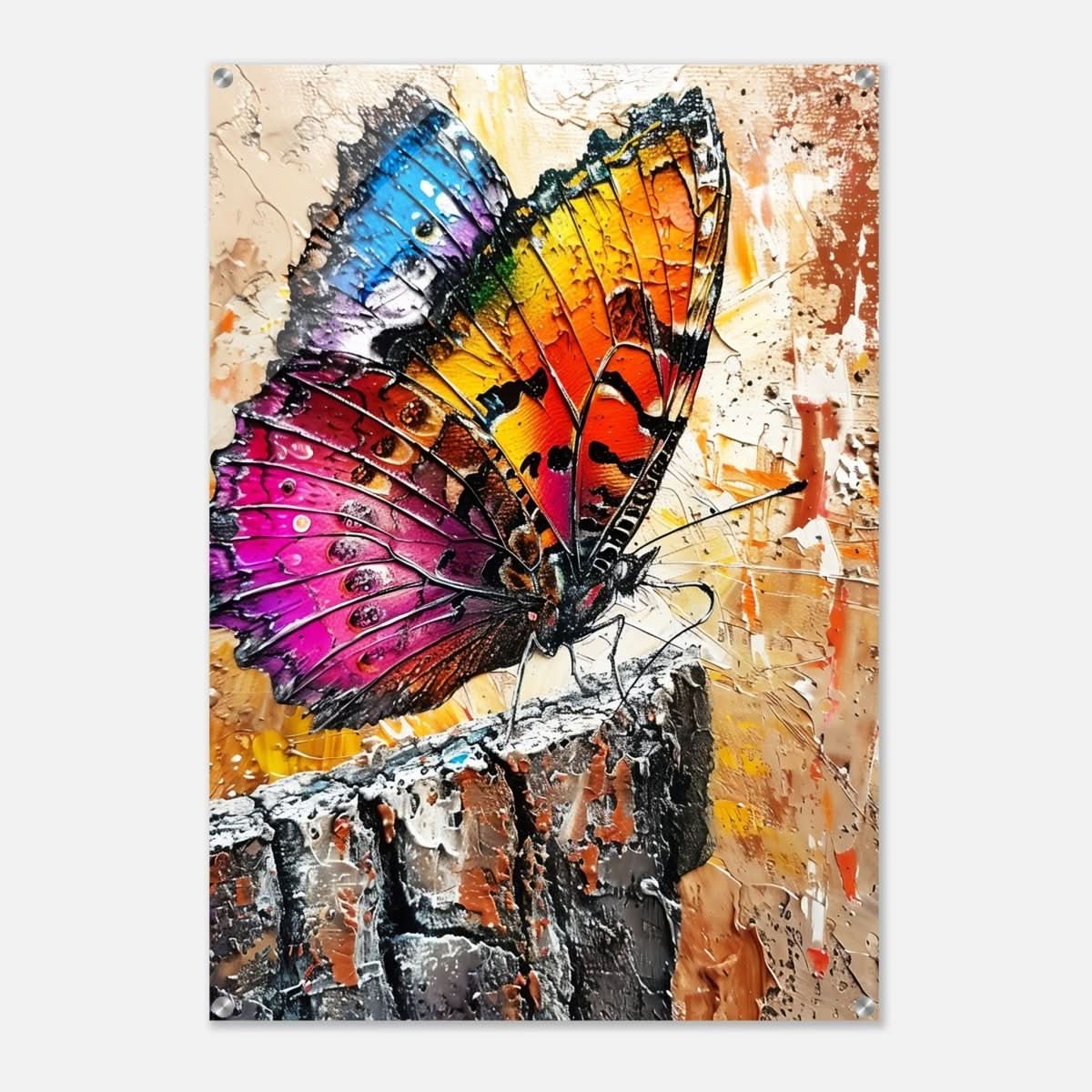 Animal Kingdom Wall art print collection | Butterfly | Contemporary art print - Acrylic Print - 70x100 cm / 28x40″ -
