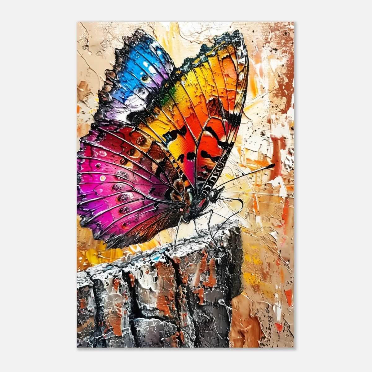 Animal Kingdom Wall art print collection | Butterfly | Contemporary art print - Aluminum Print - 50x75 cm / 20x30″ -