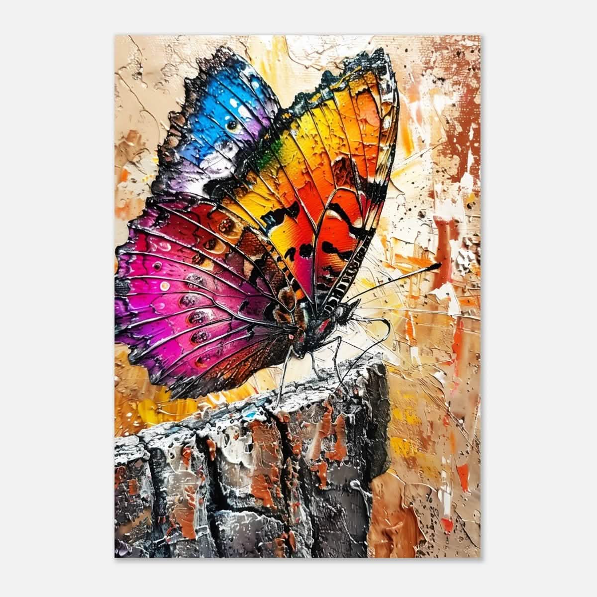 Animal Kingdom Wall art print collection | Butterfly | Contemporary art print - Aluminum Print - 70x100 cm / 28x40″ -