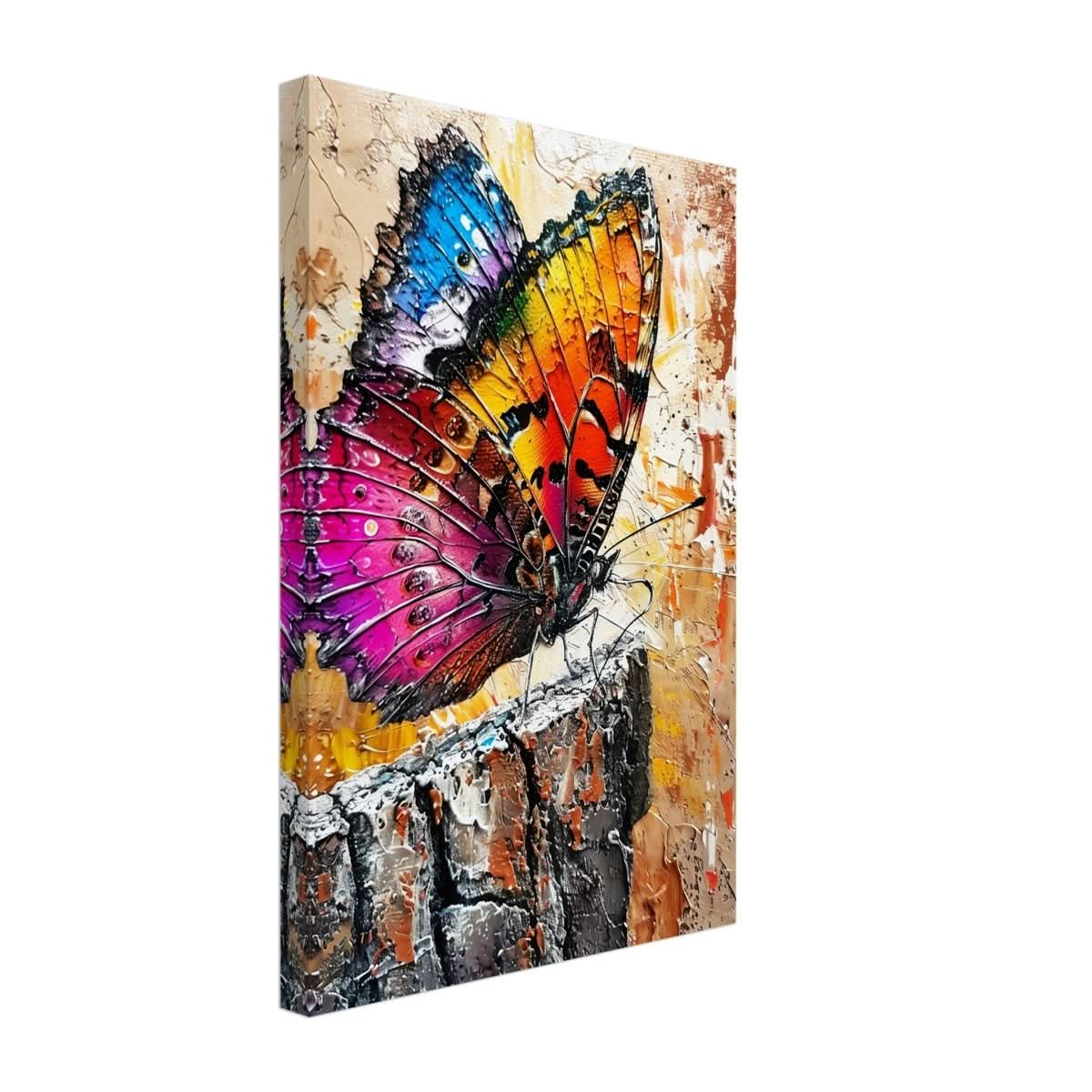 Animal Kingdom Wall art print collection | Butterfly | Contemporary art print - Canvas - 30x45 cm / 12x18″ - Slim