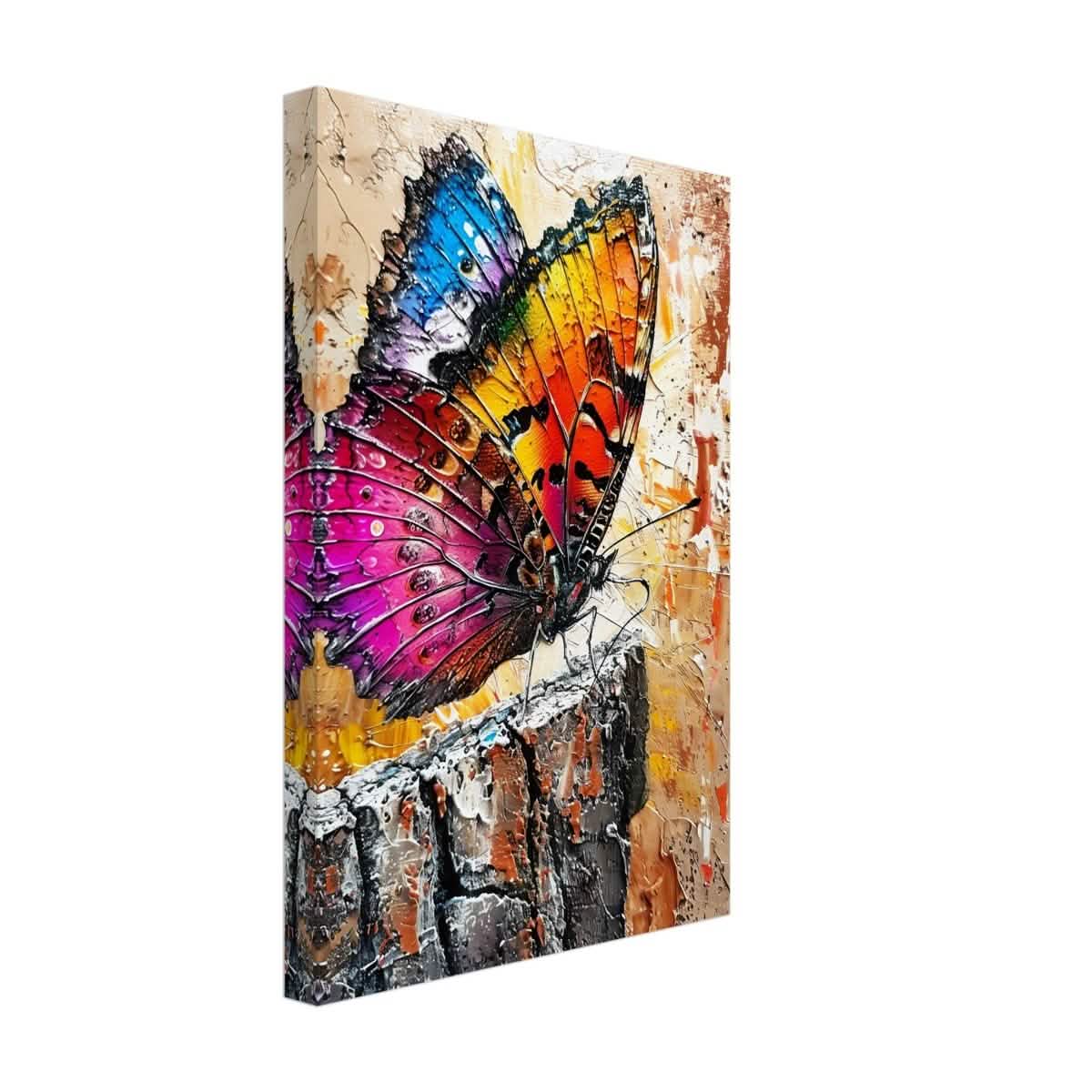 Animal Kingdom Wall art print collection | Butterfly | Contemporary art print - Canvas - 30x45 cm / 12x18″ - Thick
