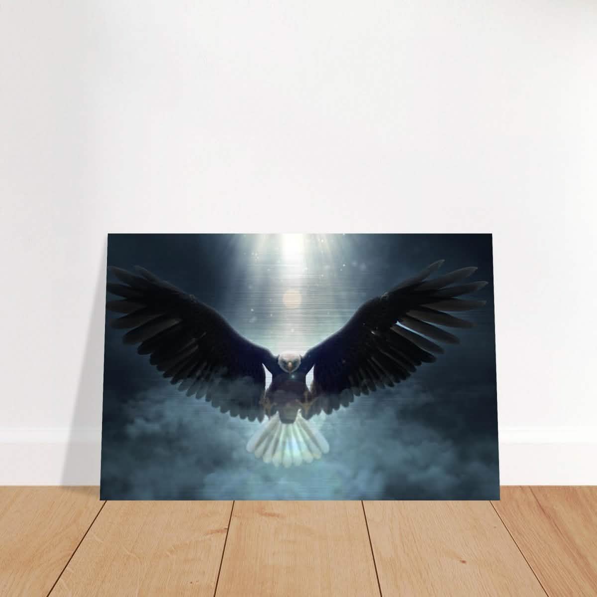 Animal Kingdom Wall art print collection | Eagle - Brushed Aluminum Print - 40x60 cm / 16x24″ -