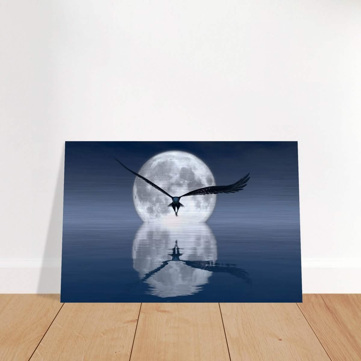 Animal Kingdom Wall art print collection | Eagle - Brushed Aluminum Print - 30x45 cm / 12x18″ -