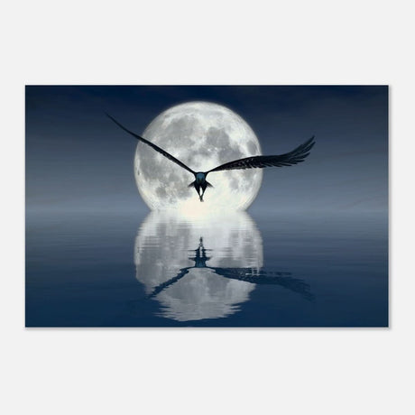 Animal Kingdom Wall art print collection | Eagle - Wood Prints - 60x90 cm / 24x36″ -