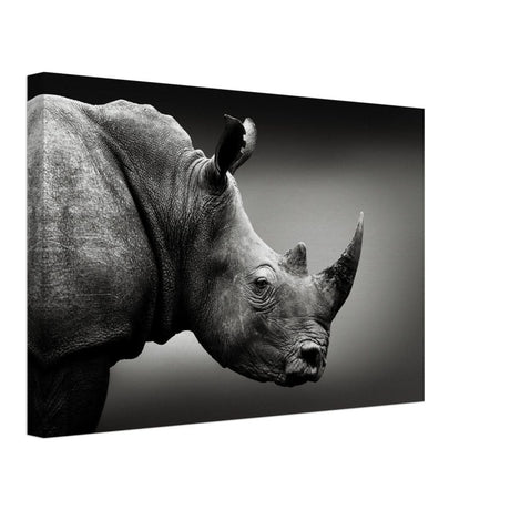 Animal Kingdom Wall art print collection | rhino - Canvas - 30x45 cm / 12x18″ -