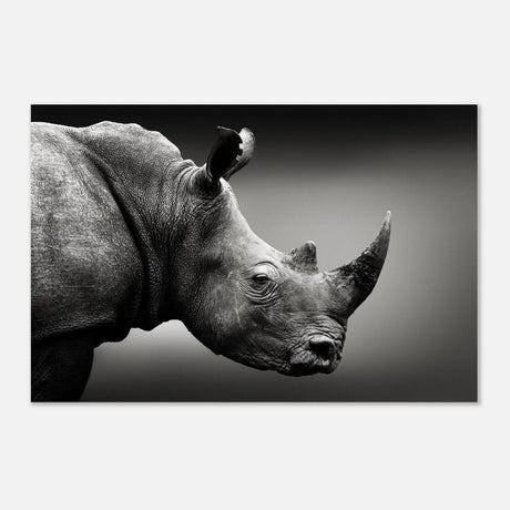 Animal Kingdom Wall art print collection | rhino - Aluminum Print - 40x60 cm / 16x24″ -