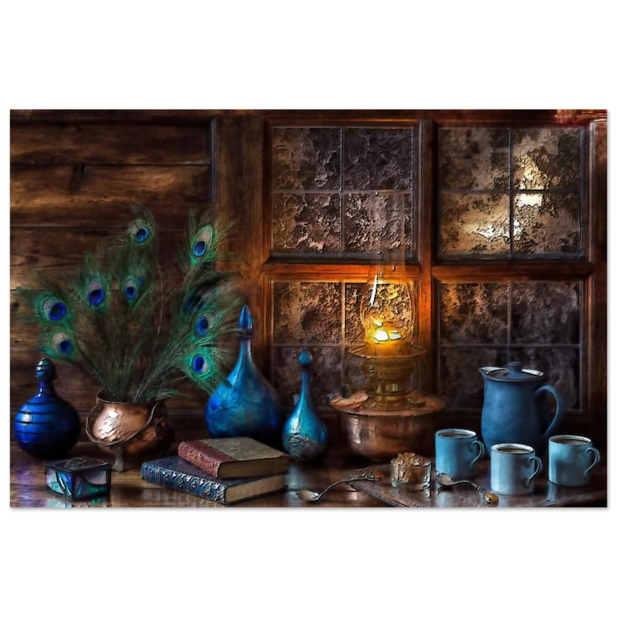 Antique Reflections | Classical Realism | Vintage Wall art print - Aluminum Print - 30x45 cm / 12x18″ -