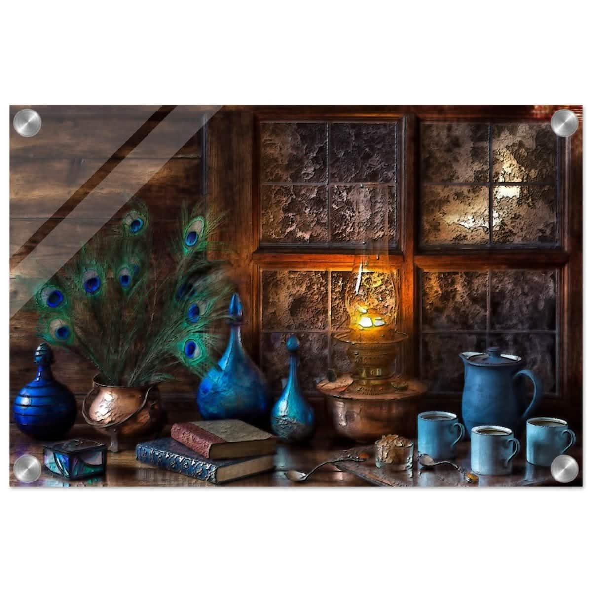 Antique Reflections | Classical Realism | Vintage Wall art print - Acrylic Print - 30x45 cm / 12x18″ -