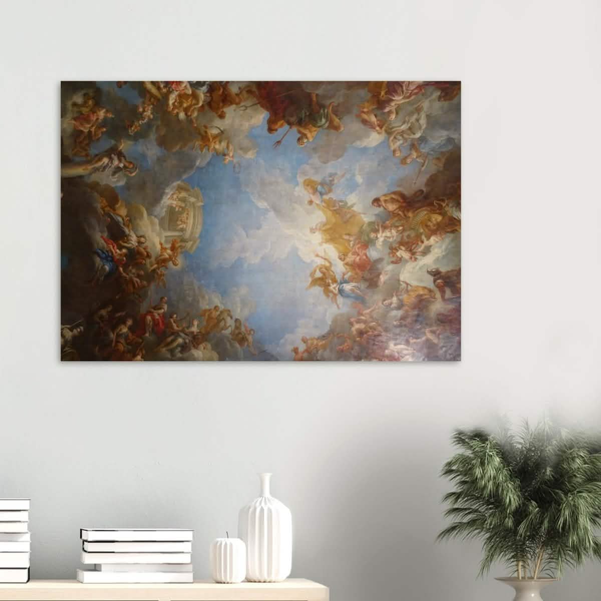 Apothèse d’Hercuele by François Le Moyne - Wood Prints - 70x100 cm / 28x40″ - 20 mm