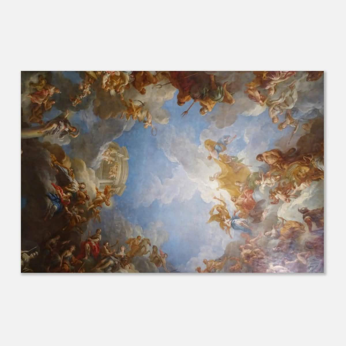 Apothèse d’Hercuele by François Le Moyne - Aluminum Print - 60x90 cm / 24x36″ -