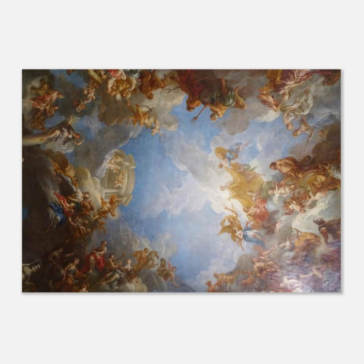 Apothèse d’Hercuele by François Le Moyne - Aluminum Print - 70x100 cm / 28x40″ -
