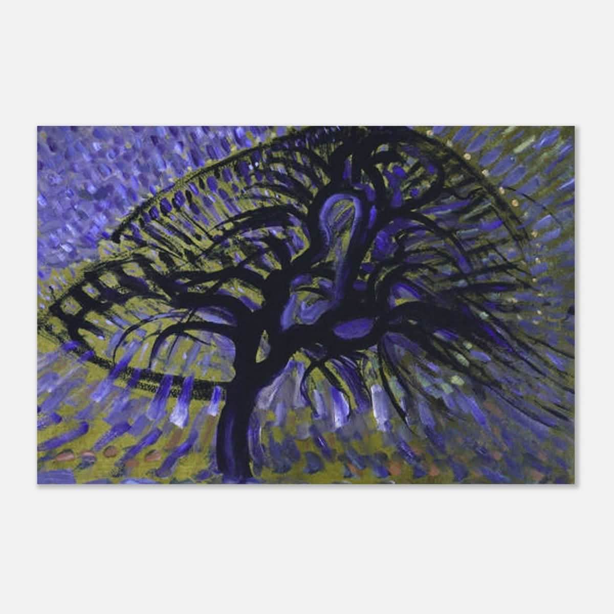 Apple Tree, Pointillist Version (1908–1909) by Piet Mondrian | Vintage wall art print - Aluminum Print - 60x90 cm / 24x36″ -