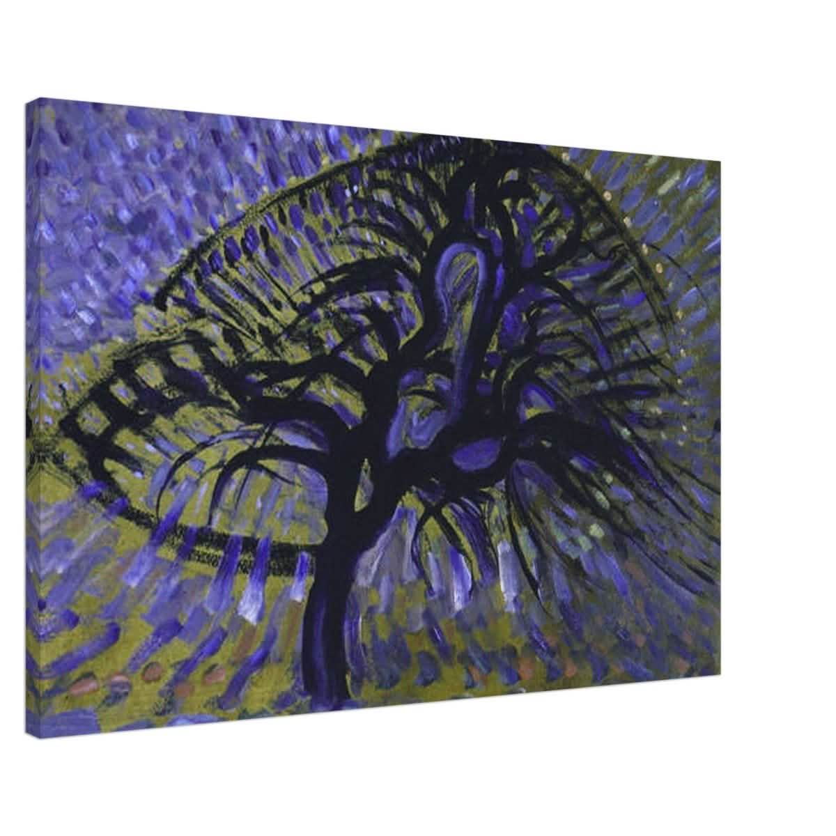 Apple Tree, Pointillist Version (1908–1909) by Piet Mondrian | Vintage wall art print - Canvas - 60x90 cm / 24x36″ -